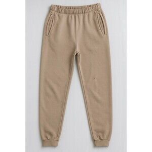 Joah Brown Empire Jogger Sweatpants Size S/M Taupe Pockets USA Quiet Luxury